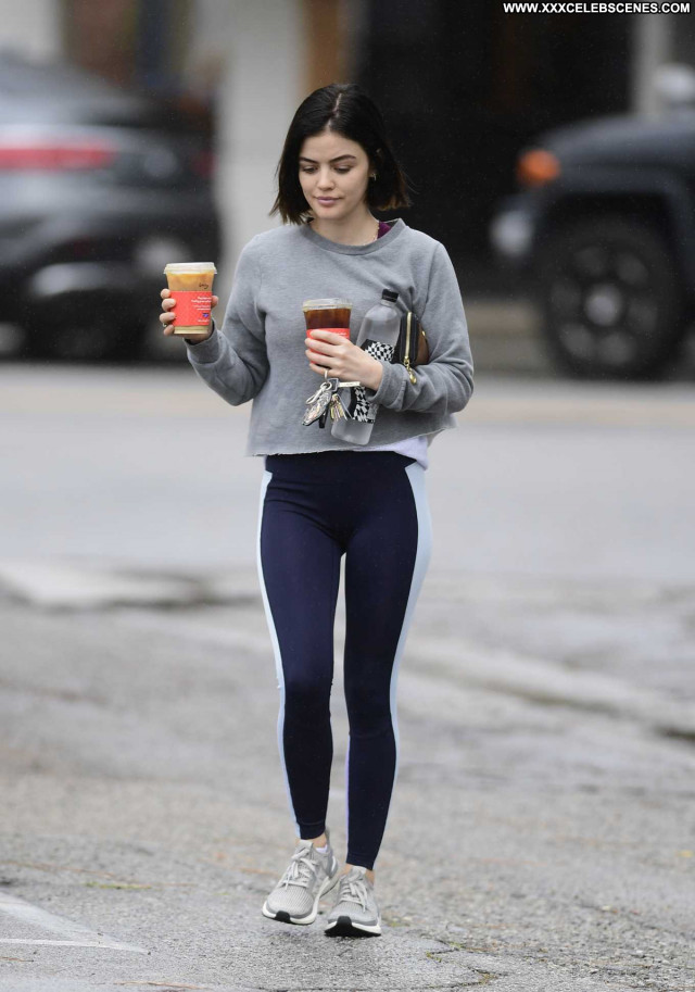 Lucy Hale Los Angeles Celebrity Posing Hot Beautiful Paparazzi Babe