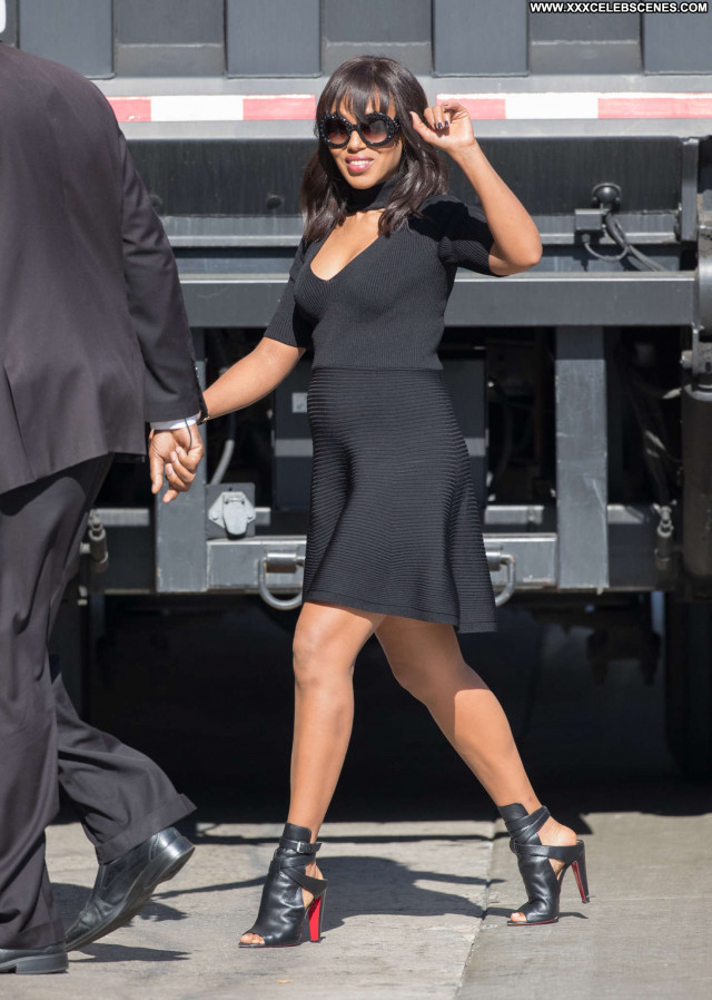 Kerry Washington Jimmy Kimmel Live Paparazzi Babe Los Angeles Angel