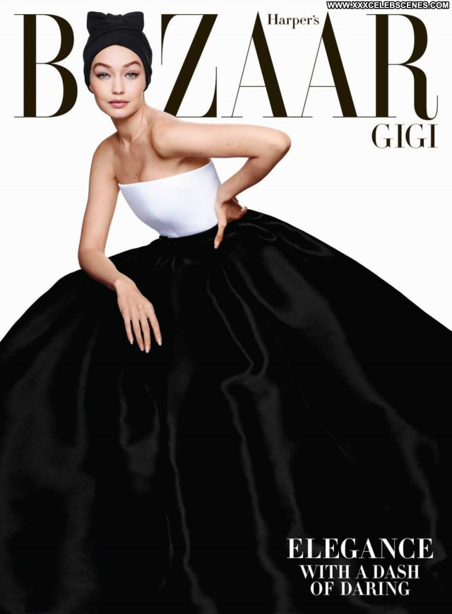 Gigi Hadid Harpers Bazaar Paparazzi Beautiful Celebrity Babe Posing