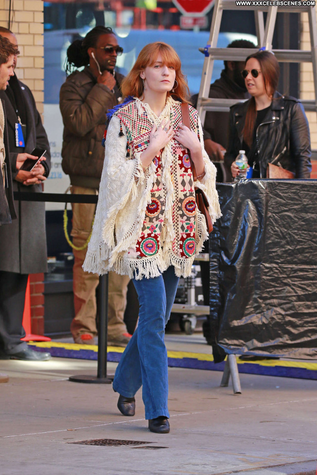 Florence Welch New York Babe Beautiful New York Paparazzi Posing Hot