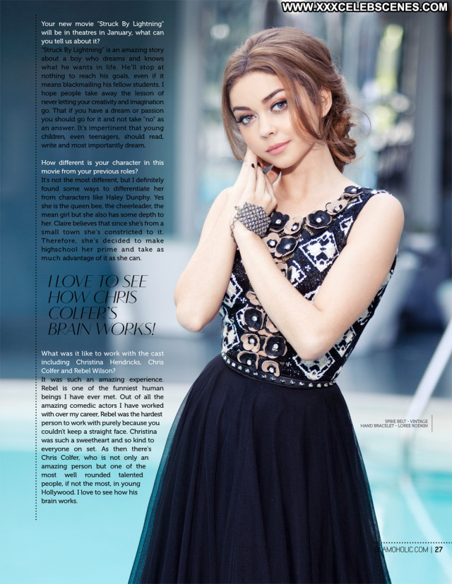 Sarah Hyland No Source Paparazzi Beautiful Magazine Celebrity Posing