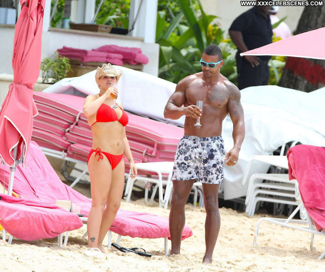 Kerry Katona Beautiful Posing Hot Babe Barbados Celebrity