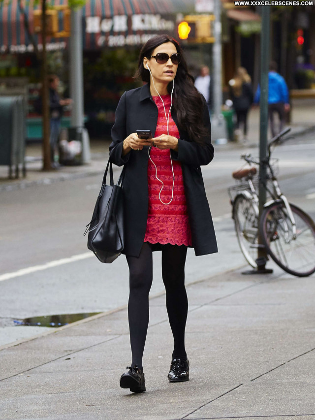 Famke Janssen No Source Celebrity Nyc Paparazzi Posing Hot Beautiful