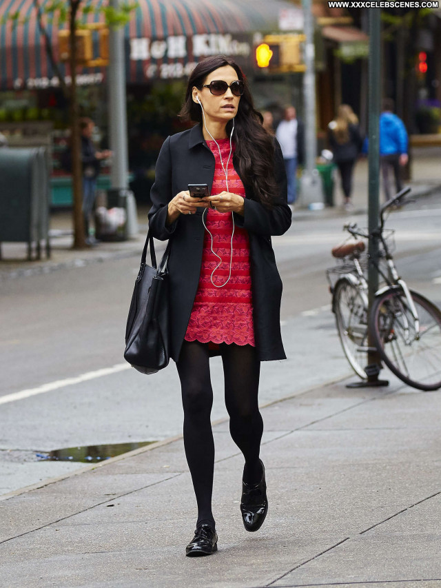 Famke Janssen No Source Paparazzi Nyc Celebrity Posing Hot Beautiful